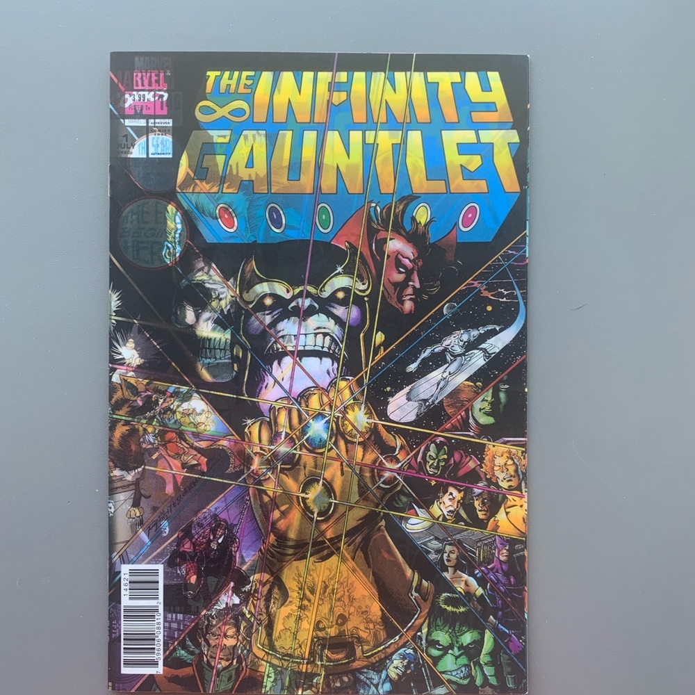 (C45) Guardians of the Galaxy #146 Lenticular Infinity Gauntlet Comic 2018